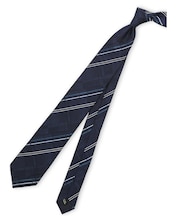 【大きいサイズ】グランバック/GRAND-BACK 日本製シルク デザインチェック柄 レギュラータイ 8.5cm幅