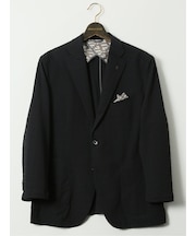 【大きいサイズ】ジーステージ/G-stage ブロックサッカー 2ボタン ジャケット(セットアップ可能)