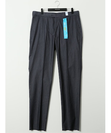 【大きいサイズ】プレイモード/PLAY MODE リネン混 吸汗速乾 ストレッチ ウォッシャブル ノータック スラックス