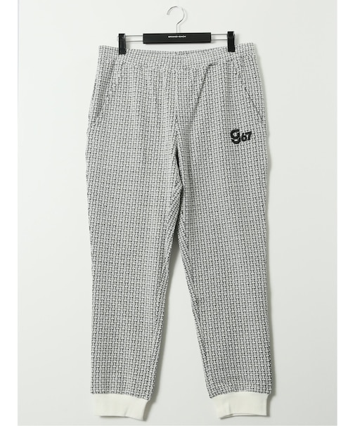 【大きいサイズ】ジーステージ/G-stage 格子柄 ジャガード ジョガー パンツ(セットアップ可能)