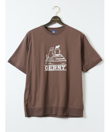 【大きいサイズ】ジェリー/GERRY 接触冷感 クルーネック 半袖 Tシャツ