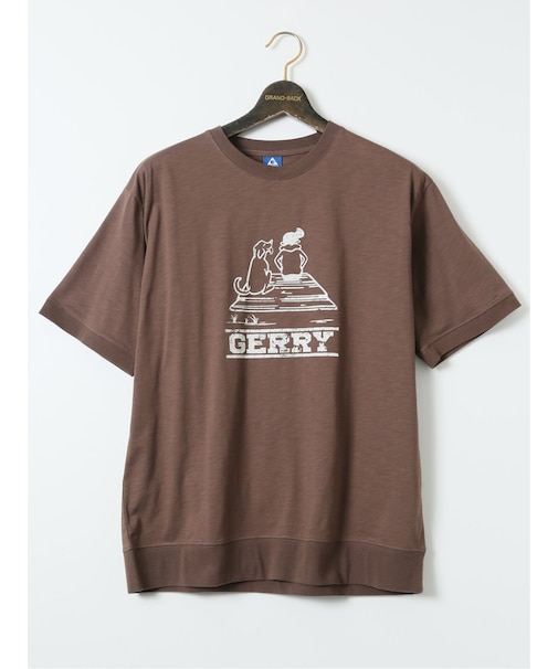 【大きいサイズ】ジェリー/GERRY 接触冷感 クルーネック 半袖 Tシャツ