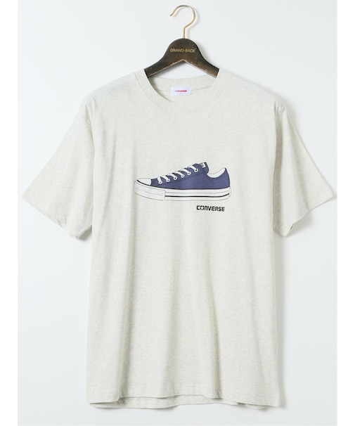 【大きいサイズ】コンバース/CONVERSE 水彩画風 クルーネック半袖Tシャツ