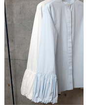 balloon cuff blouse