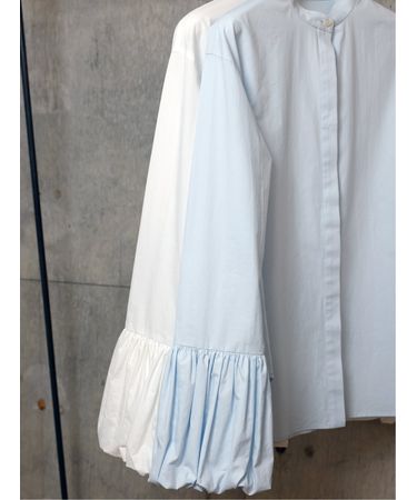 balloon cuff blouse