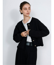 Tweed knit cardigan / ツイードニットカーディガン