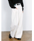 Belted High-Waist Tuck Pocket Pants / 2タック ハイウエスト タックポケット ベルト付きパンツ