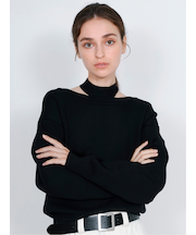 Choker Ribbon Top / チョーカーデザイン リボントップス