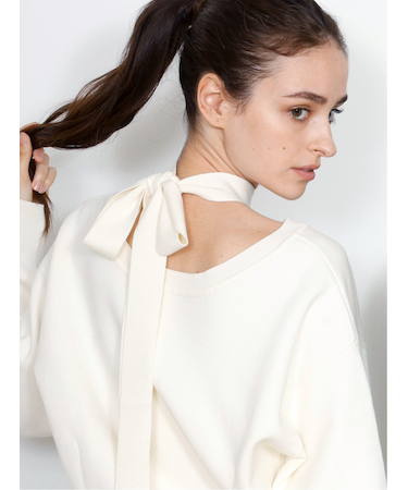 Choker Ribbon Top / チョーカーデザイン リボントップス