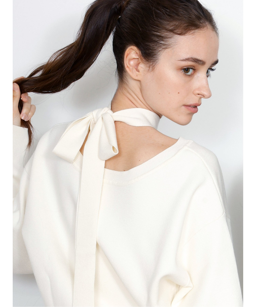Choker Ribbon Top / チョーカーデザイン リボントップス