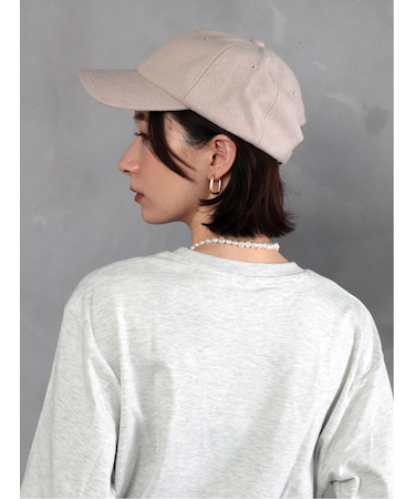 Melton Fabric Cap/メルトン キャップ（ユニセックス）