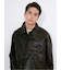 Oversized Faux Leather Blouson / ビッグシルエット フェイクレザーブルゾン（ユニセックス）