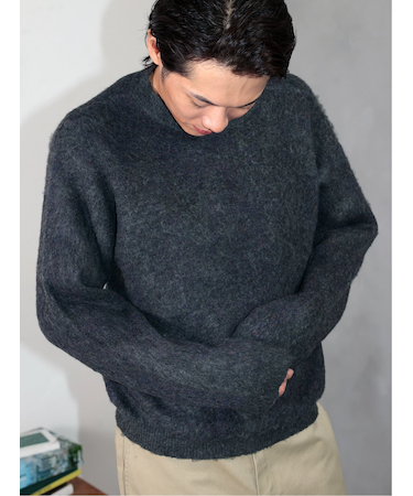 Shaggy Knit Pullover / シャギーニット プルオーバー（ユニセックス）