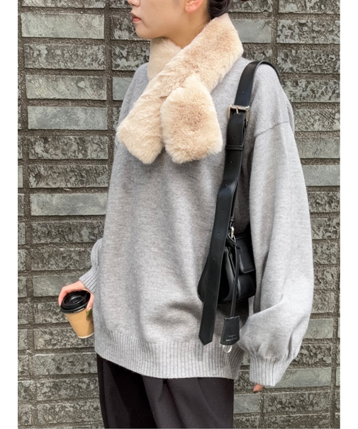 DRAW(ドロー) / フェイクファーミニマフラー