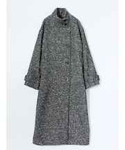 ドロー/DRAW ウール混 スタンドカラー ロングコート （ユニセックス）