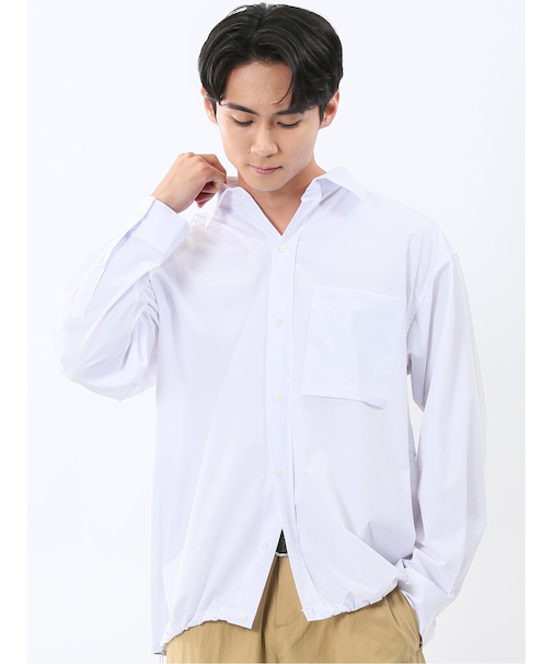 ドロー/DRAW ナチュラルワッシャーシャツ