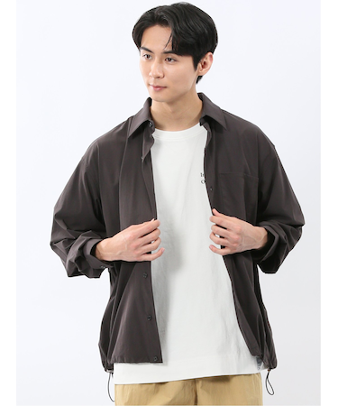 ドロー/DRAW ナチュラルワッシャーシャツ