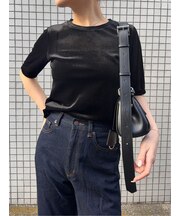 ドロー/DRAW シアー ベロアプルオーバー