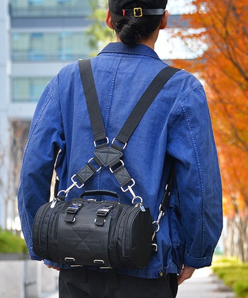 DEVICE Work ナイロン ミリタリー 4way ヒップバッグ リュックサック ショルダーバッグ ボディバッグ ハンドバッグ