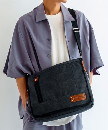 DEVICE デバイス Access キャンバス ショルダーバッグ A4サイズ収納可能