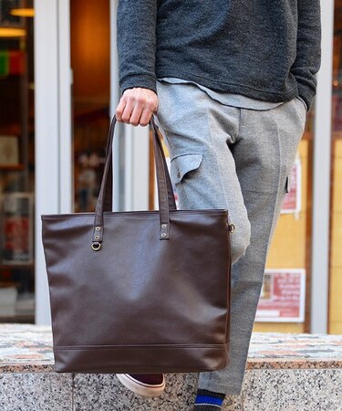 Rename スクエア ビッグ トートバッグ A4収納可能