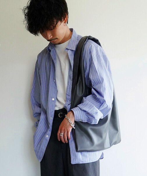 【WEARISTA じーたー×DEVICE コラボ】Rename ソフトフェイクレザー トート マルシェバッグ