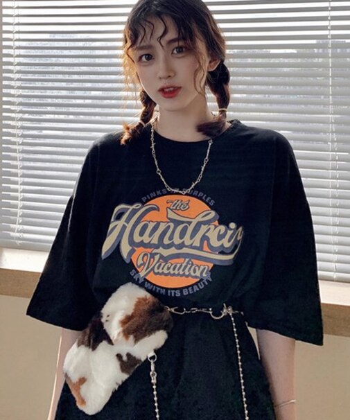 サークルプリント ロゴ Tシャツ