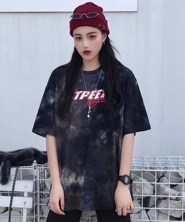 パステルカラー タイダイ柄 Tシャツ