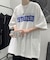 ビッグシルエット 古着風 ロゴ プリント オーバーサイズ 半袖 Tシャツ