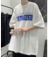 ビッグシルエット 古着風 ロゴ プリント オーバーサイズ 半袖 Tシャツ
