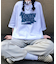 韓国風 フロントロゴTシャツ