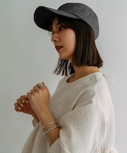 シンプル オーバーフィット ベースボール 深め UVカット キャップ