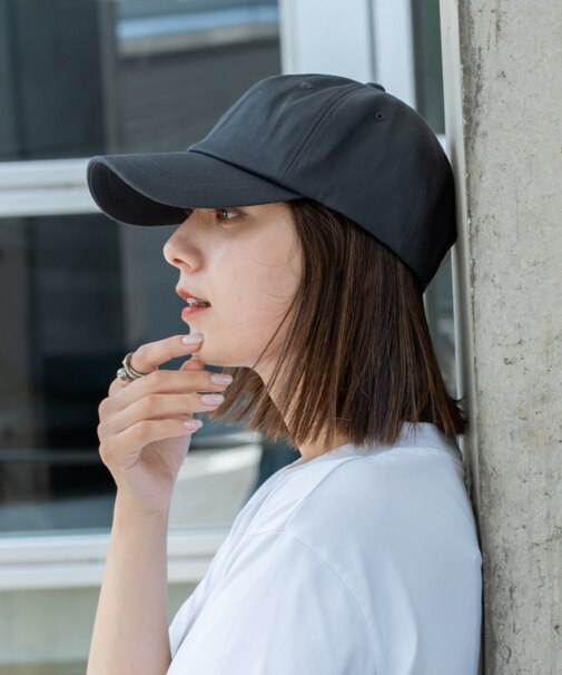 シンプル オーバーフィット ベースボール 深め UVカット キャップ