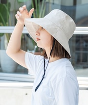 DEVICE＋ シンプル オーバーフィット サファリハット