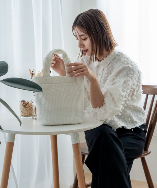 Rename ヌビ ミニトートバッグ ランチバッグ ミニランチトート 丸洗いOK