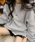 シンボルマーク シンプル ワンポイント オーバーサイズ スウェット トレーナー
