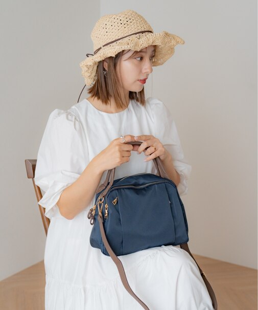 Rename 高密ナイロン 2way ハンドバッグ ショルダーバッグ