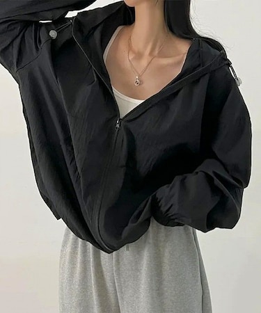 マウンテンパーカー風 ラッシュガード トップス アウトドア