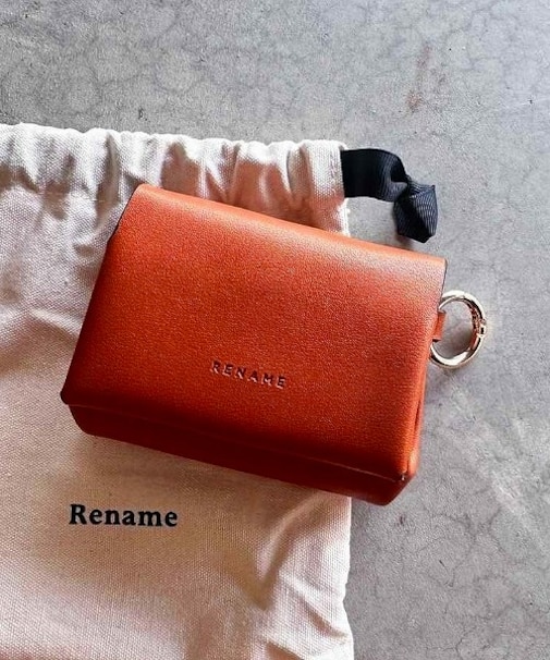 【お札を折らずに収納可能】Rename ミニ コンパクト 財布 ウォレット