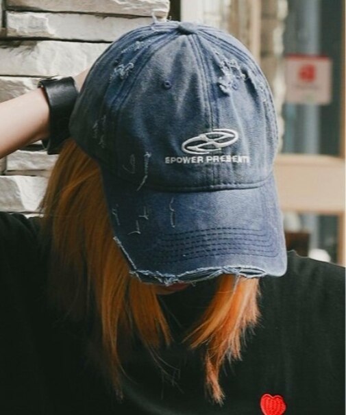 【新デザイン追加】 ダメージ ウォッシュ ピグメント 刺繍 ロゴ ベースボール Y2K 韓国 古着風 ストリート キャップ HEADWEAR ヘッドウェア
