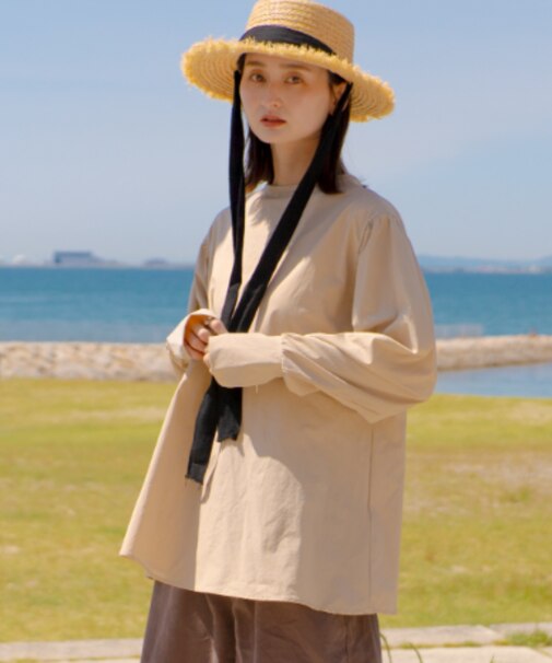 DEVICE＋ ラッシュガード 長袖 水陸両用 日焼け防止 体型カバー トップス