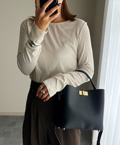 Rename ワンハンドル 2way トート ハンド ショルダーバッグ