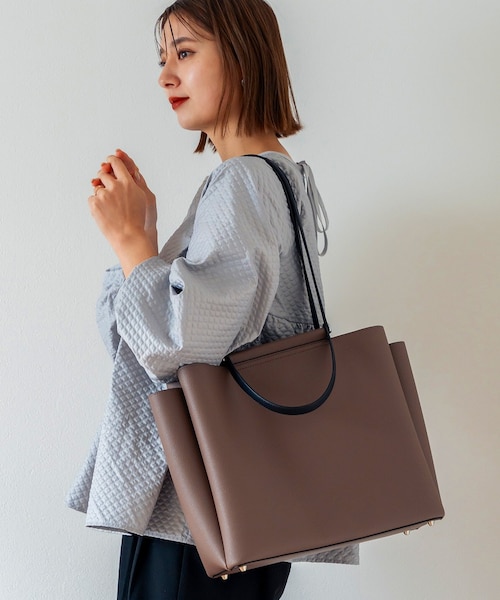 【こきあもふ】ダブルハンドル トートバッグ trim_ofany_itemec6e6d5029ea11e