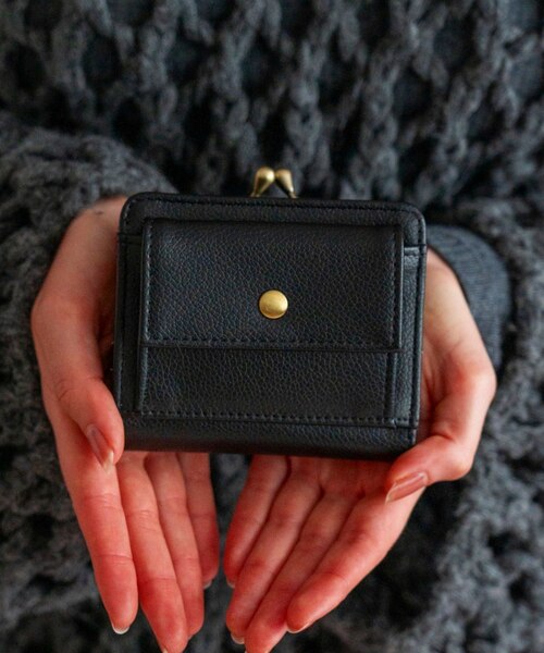 Rename PU がま口 アンティーク ウォレット ミニ財布 ウォレット