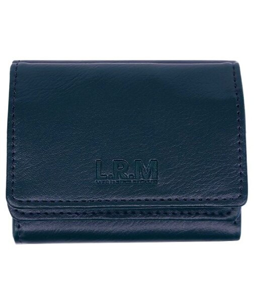 L.R.M フェイクレザー 合皮 コンパクト ウォレット 財布