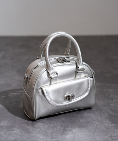 DEVICE GAL エナメル ハンドバッグバッグ