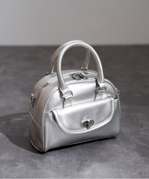 DEVICE GAL エナメル ハンドバッグバッグ