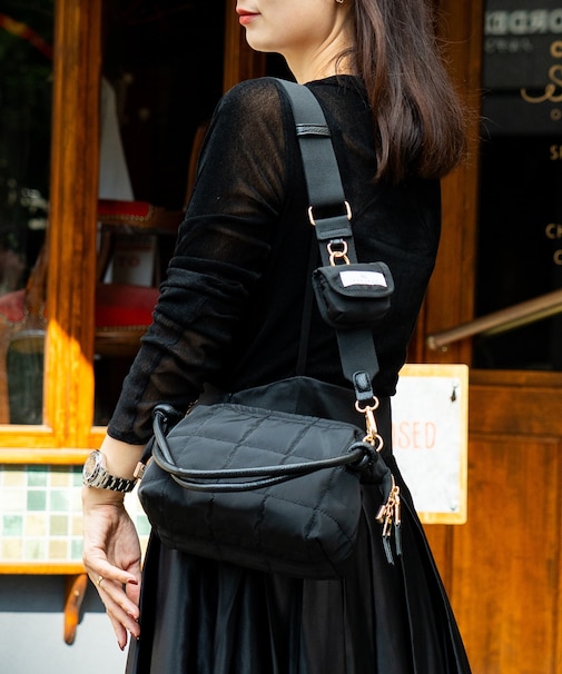 REAIMER(リエメ) キルティング 高密度 ナイロン 2way ショルダーバッグ