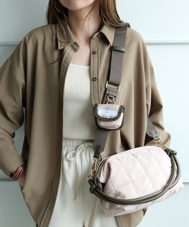 REAIMER(リエメ) キルティング 高密度 ナイロン 2way ショルダーバッグ