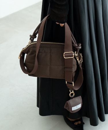 REAIMER(リエメ) キルティング 高密度 ナイロン 2way ショルダーバッグ